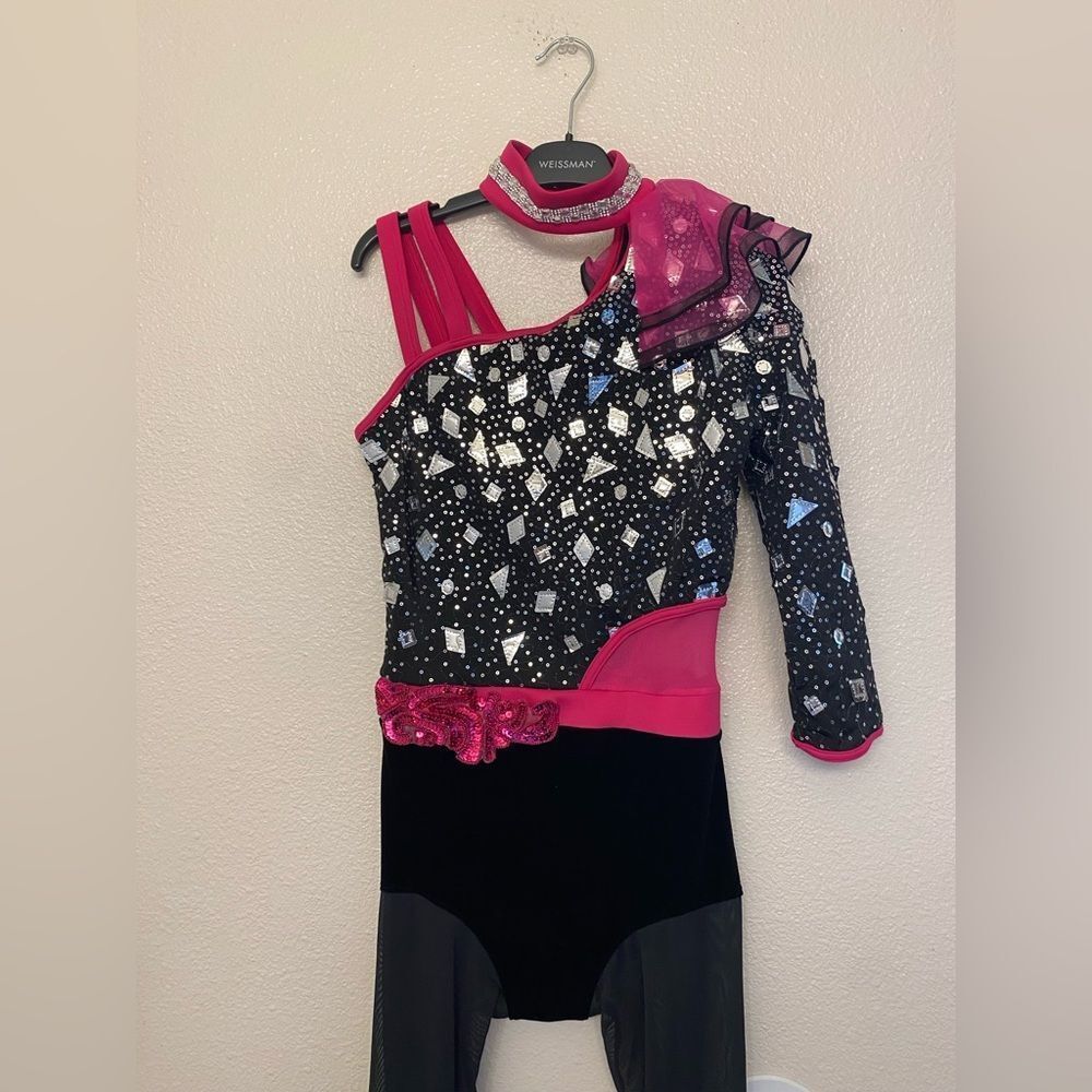 Weissman Dance Costume Unitard Catsuit Jumpsuit Merry Ground 16309 Sa-Small Adul — image 3 of 8